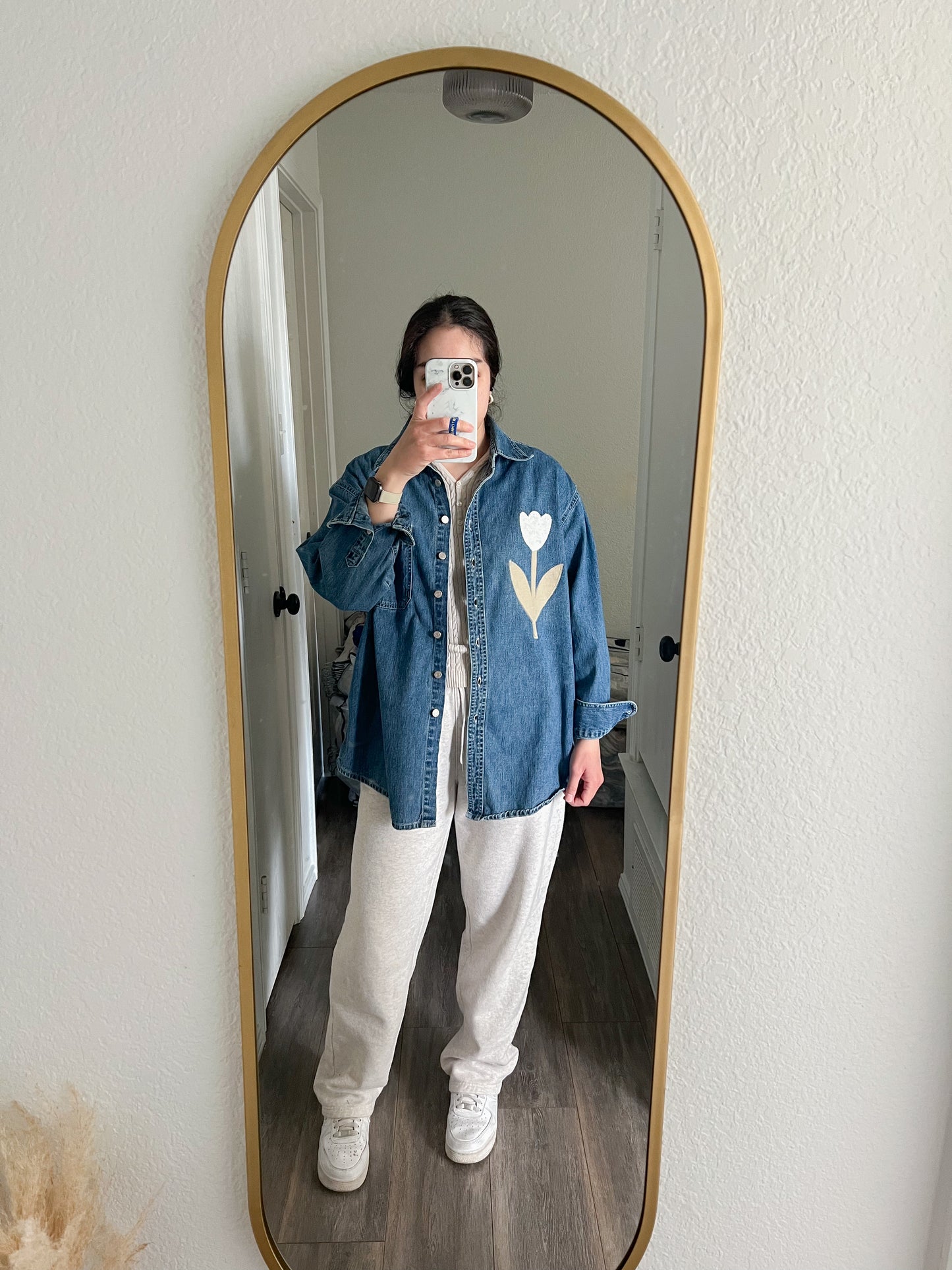 XL Carolina Blues Tulip Button Down