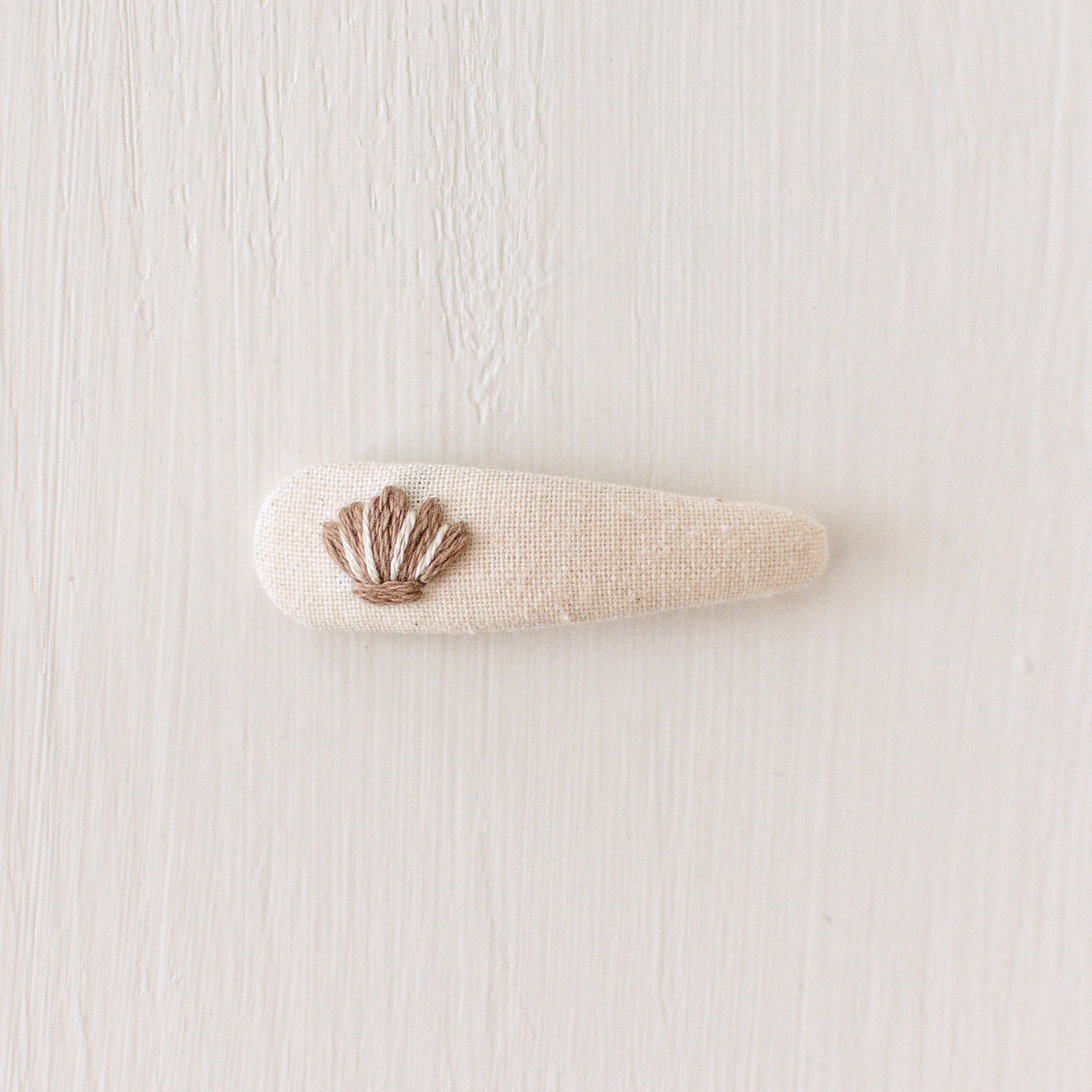 LEFT SIDE Sea Shell 2in Snap Clip