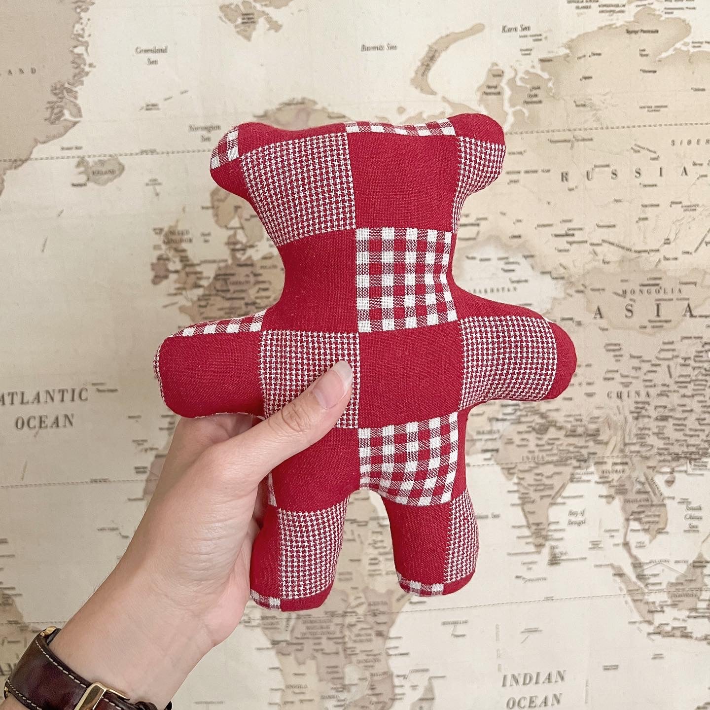 Red Bear Stuffed Buddy