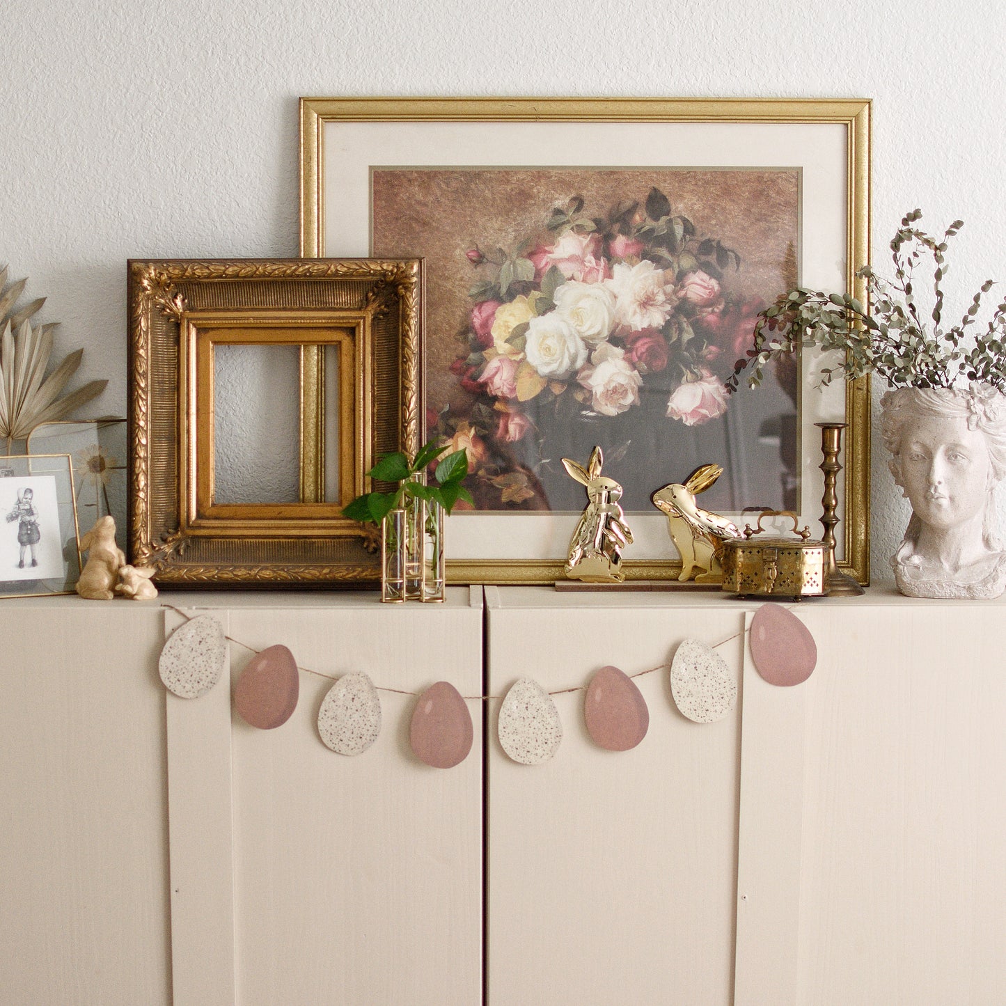 PDF PRINTABLE - Egg Garland, Ornaments, DIY Decor