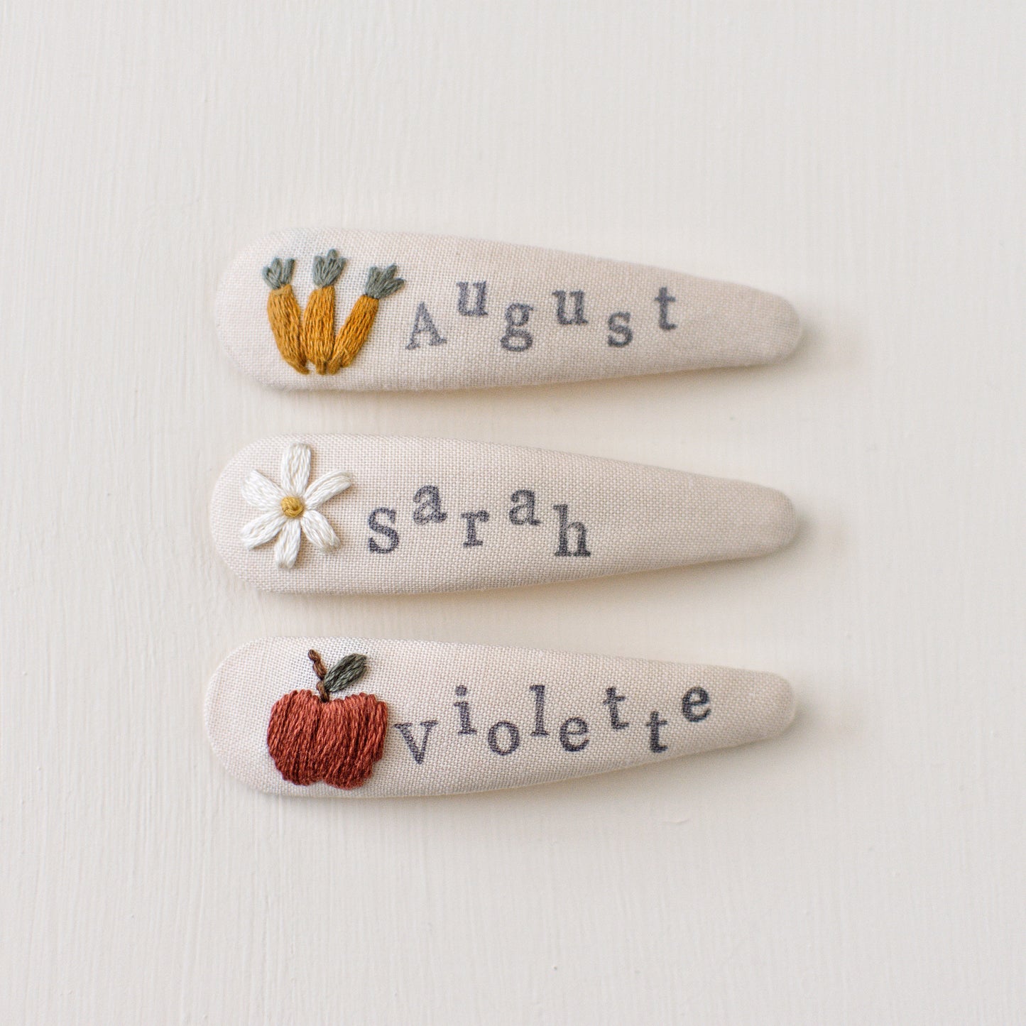 3in Large Custom Name Snap Clip