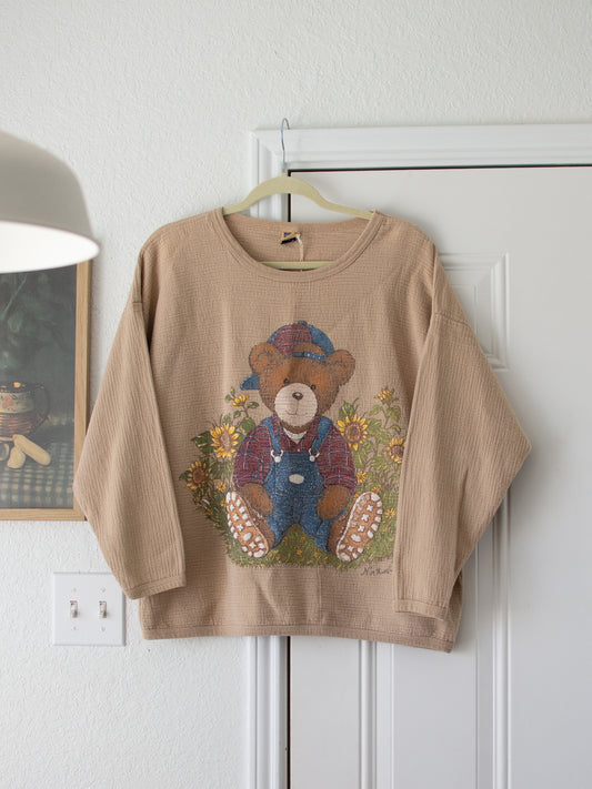 Small-2XL North West Blue Bear Top