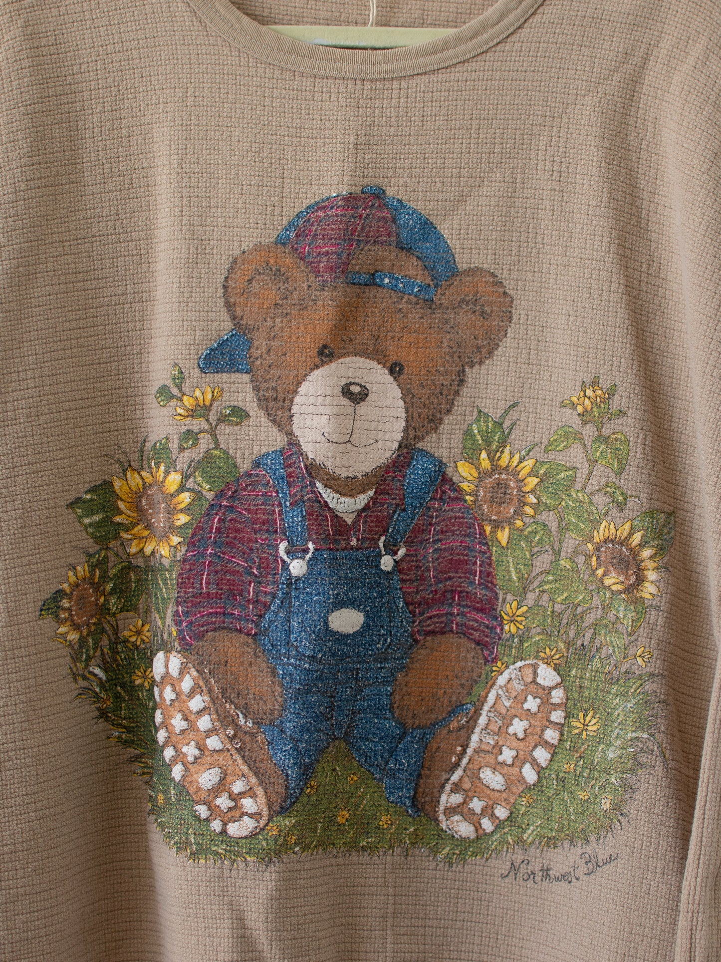 Small-2XL North West Blue Bear Top