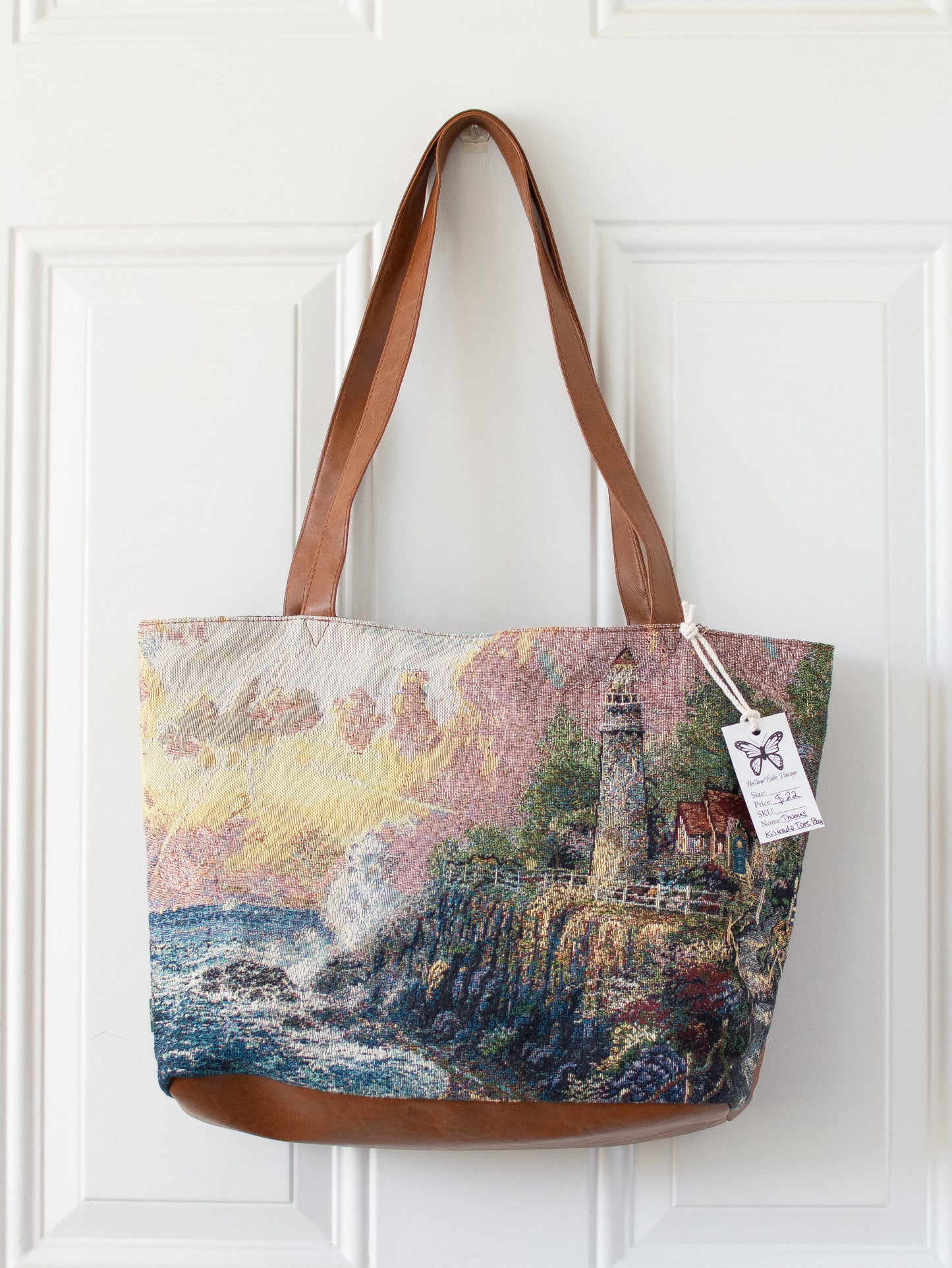 Thomas Kinkade Tapestry Tote Bag