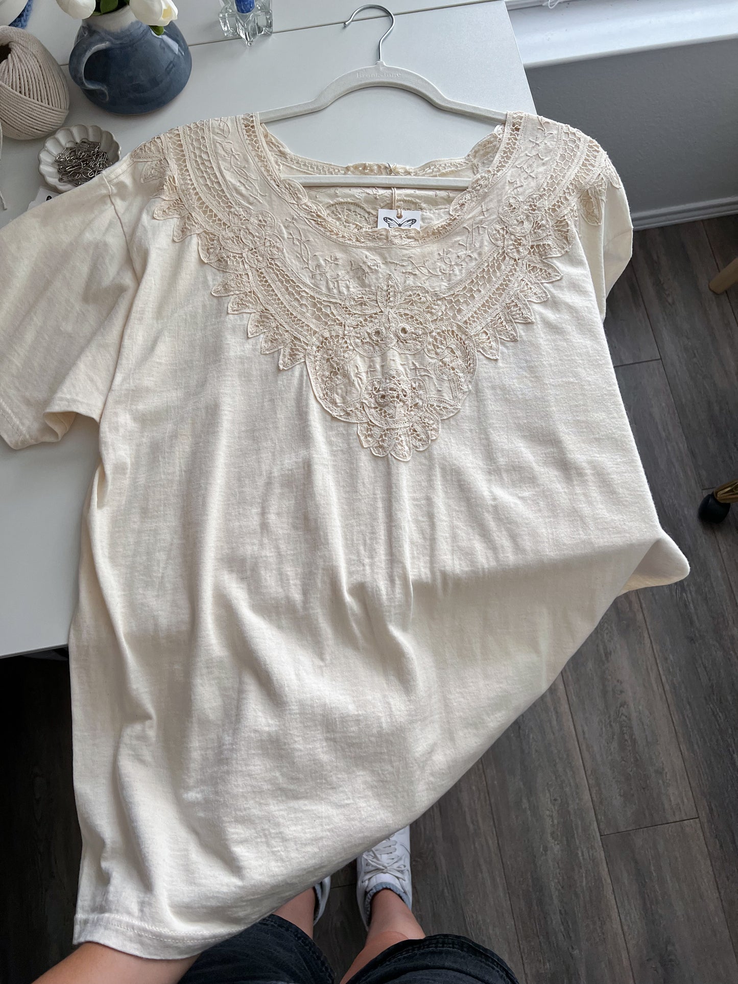 2XL Vintage Lace Top