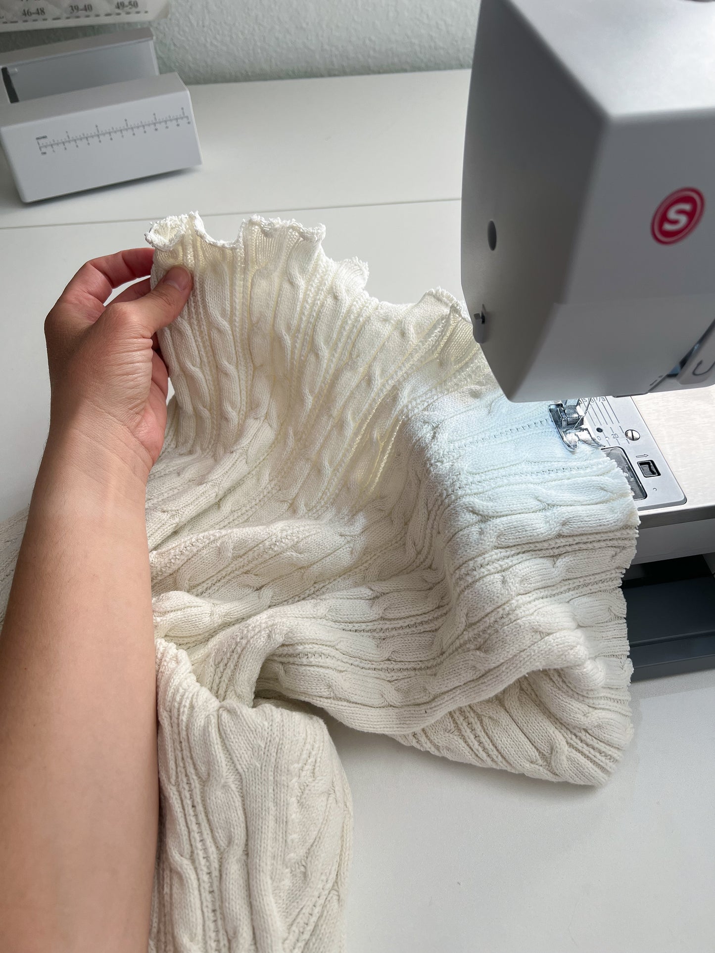 Reworked Medium St. John’s Bay Long Sleeve Star Appliqué Top