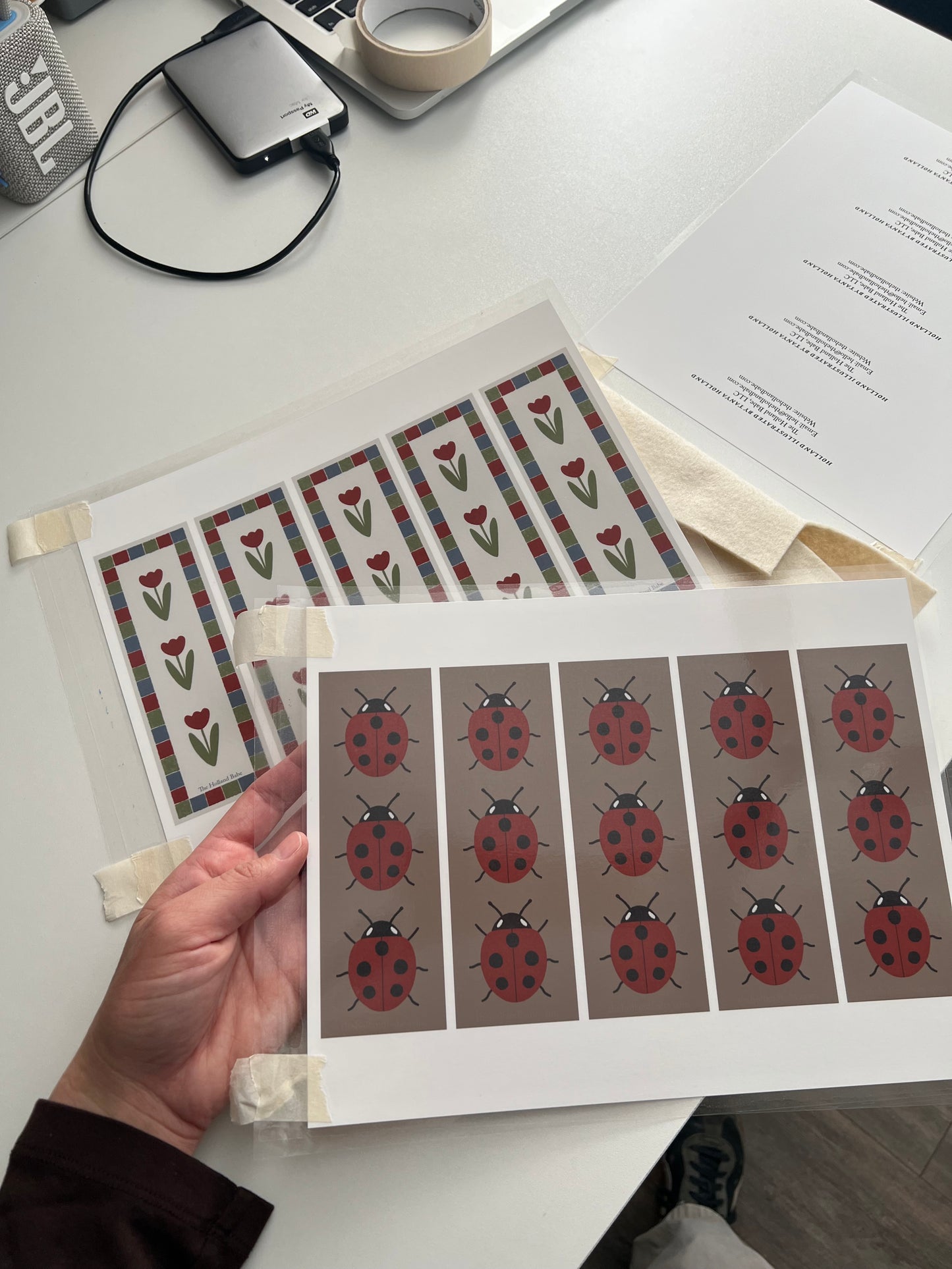 Ladybugs Bookmark