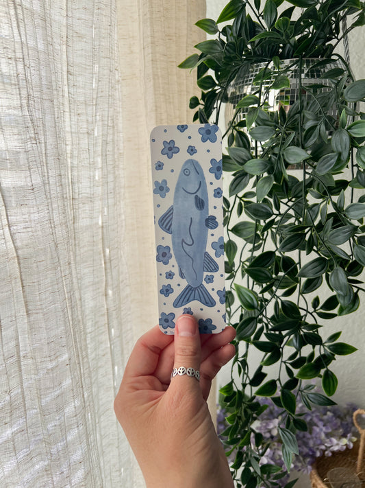 Watercolor Fish Bookmark