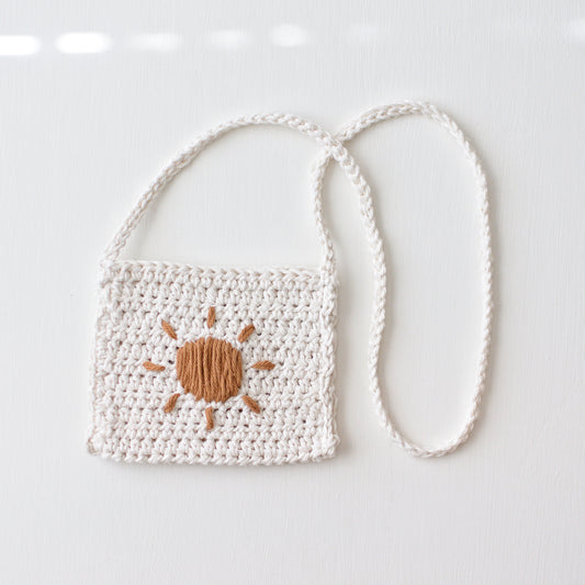 Sun Crochet Crossbody Bag (SAMPLE SALE)